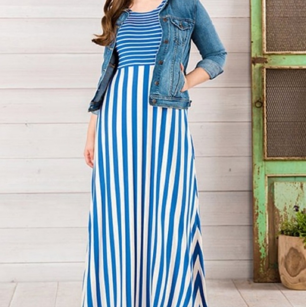 Matilda Jane NWOT The Road Ahead womens maxi dress with pockets!
